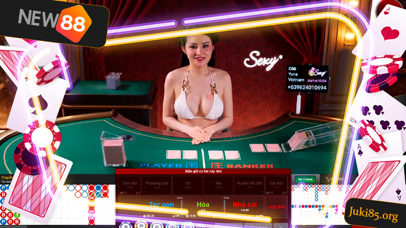 Baccarat NEW88 trực tiếp