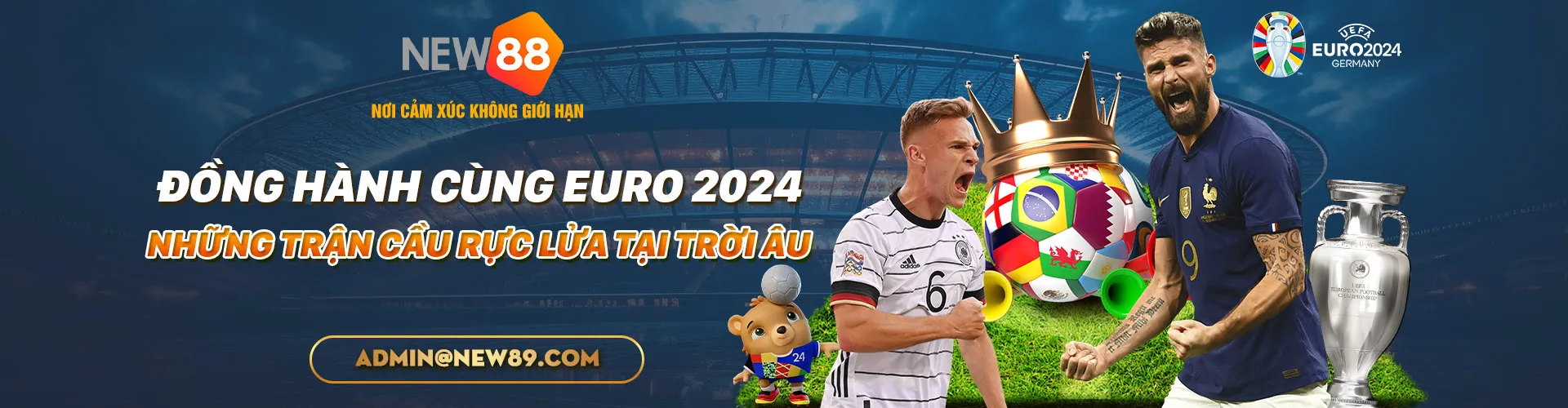 New88 đồng hành cùng Euro 2024